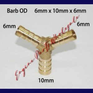 ya 18 8.3 TEE Y Union ELBOW Barb Fitting Connector Reducer Adapter Splicer Joiner to15712