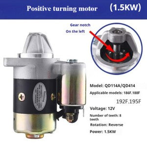 ya 26 8.1 Generator Road Cutting Parts Motor 168 186 188 192F Diesel Engine Starterh