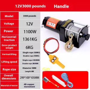 ya 26 8.1 Electric Winch Car Winch Machine Electric Hoist Winch Car Small Cranee