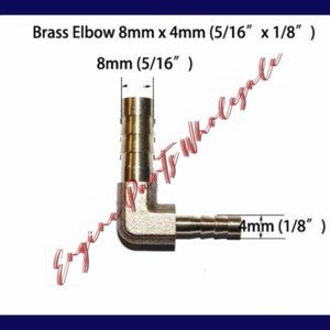 ya 18 8.4 TEE Y Union ELBOW Barb Fitting Connector Reducer Adapter Splicer Joiner to23505
