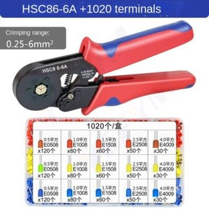 ya 26 7.28.2 HSC8 6-4 Hexago l Serrated Self-Adjusting Ratchet Wire Termi l Crimper Kitl