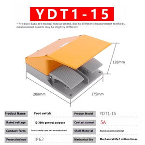 ya-26-7.28-YDT1-16-AC-380V-6A-Aluminum-Double-with-KH9011-Core-Silver-Point-Foot-Pedalf
