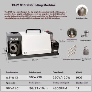 ya 26 7.28.3 Drill Grinding Machine Industrial Drill Grinding Machine Twist Bit Renovations