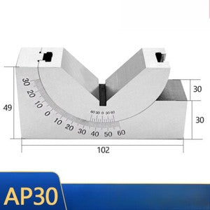 ya 26 8.1 Adjustable Angle Gauge High Pision Angle Pad Gauge V-Slope Angle Blockl