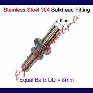 ya 18 8.4.2 Stainless Steel Bulkhead Fitting Barb Tube Connector Bulk Inch27215
