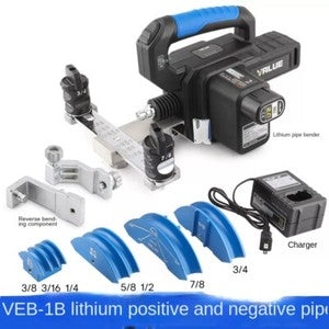 ya 26 7.28.3 Lithium Electric Tube Bender VEB-1 Electric Tool Copper Tube Bender 6-22MM Airc
