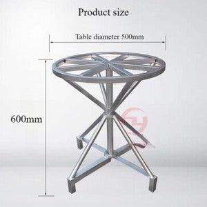 ya-26-7.28-360¡ã-Turntable-Iron-ame-Polishing-Paint-50*50cm-Double-ing-Metal-amee
