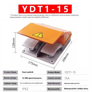 ya-26-7.28-YDT1-16-AC-380V-6A-Aluminum-Double-with-KH9011-Core-Silver-Point-Foot-Pedalb