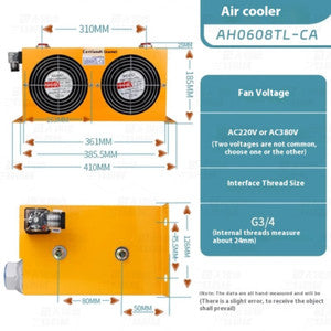 ya 26 8.1 Air-cooled Oil Radiator Cooler Truck-mounted Crane Modified Fuel Tank Coolingz