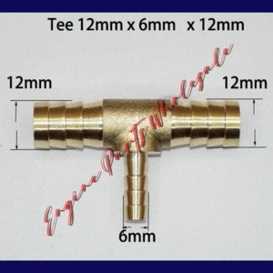 ya 18 8.4 TEE Y Union ELBOW Barb Fitting Connector Reducer Adapter Splicer Joiner to22638