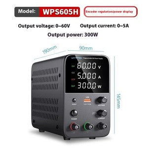 ya-26-7.28-WPS3010H/WPS605H-DC-Regulated-Power-Supply-Adjustable-30V60V-5A10A-30V5Ai