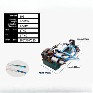 ya 26 8.1 Vertical Core Wire Pneumatic Wire Stripping Machine Small Wire Stripping Machinef