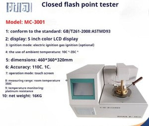 ya 26 7.28.3 Automatic Opening and Closing Flash Point Tester Diesel Lubricating Oil Testerf