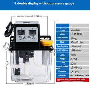 ya 26 7.28.3 Automatic Lubricating Oil Pump CNC Lathe Machine Tool Oiler Electric Oiling Pumpk