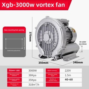 ya 26 8.1 High Pressure Vortex Fan Vortex Air Pump 220V Strong Vortex Industrial Pumpo