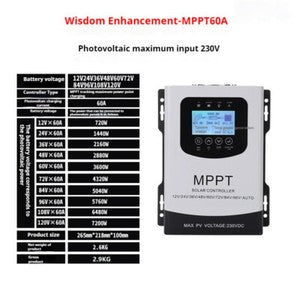 ya 26 8.1 Solar Controller Photovoltaic Charger 12V24V36V48V60V72V Battery Universalc