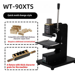 ya 26 7.28.2 Small Manual Hot Stamping and Embossing Quick Die Change Labelling Machinem
