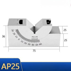 ya 26 8.1 Adjustable Angle Gauge High Pision Angle Pad Gauge V-Slope Angle Blockq
