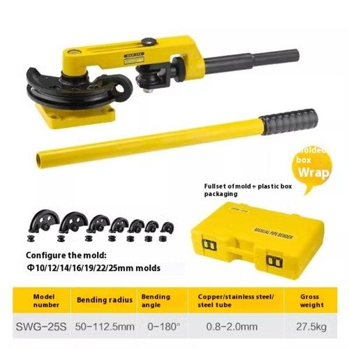 ya 26 8.1 Manual Pipe Bender Multifunctio l Bending Machine U-shaped Galvanized Pipec
