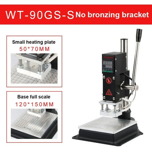 ya 26 8.1 Manual Desktop Marking Machine 220/110V Leather Multifunction Hot Foile