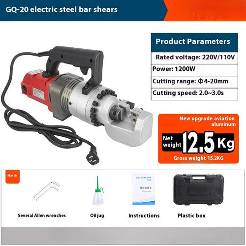 ya 26 7.28.3 Electric Rebar Scissors, Portable Hydraulic Rebar Cutter, Steel Bars Cutterc