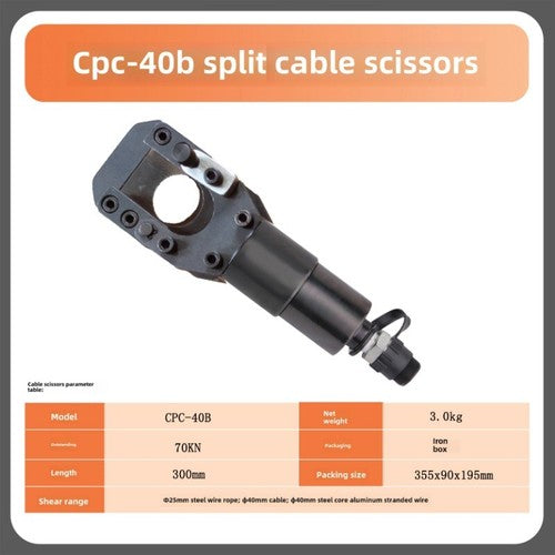 ya 26 8.1 CPC-100A Split Hydraulic Cable Cutter Cutting Copper Aluminum Core Cable100mme