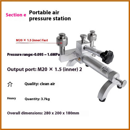 ya 26 7.28.3 Pneumatic Calibration Station Vacuum Pump Pressure Gauge Sensor Testere