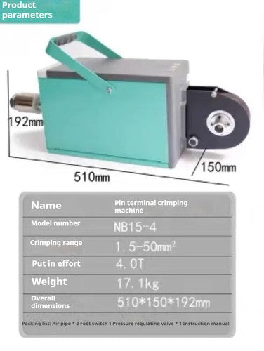 ya 26 8.1 Pneumatic Termi l Crimping Machine Crimping Tool Cold Press Positioning Machineb