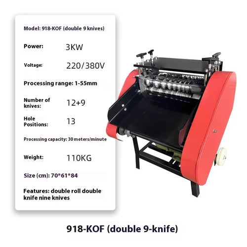 ya 26 8.1 Cable and Wire Stripping Machine Waste Copper Wire Peeling Automatic Wire Pullerr