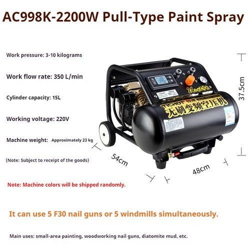 ya 26 8.1 Small Air Pump Variable equency Inverter Compressor Portable Oil-ee Mutey