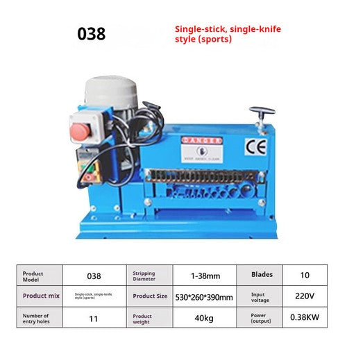 ya 26 8.1 Small Household Automatic Horizontal Fast Plumber Wire Stripping Machineb