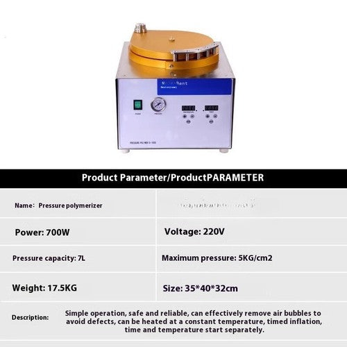 ya 26 7.28.3 Dental Lab Polymerizing Machine Polymerizer Portable Pressure Polymerization Potb