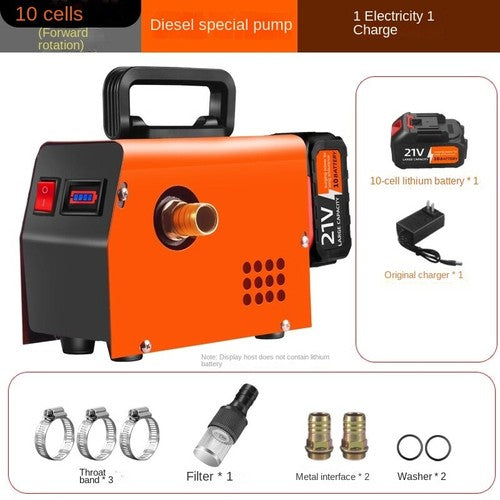 ya 26 8.1 Lithium Electric Pump Portable hargeable High Power Diesel Pump Oilf
