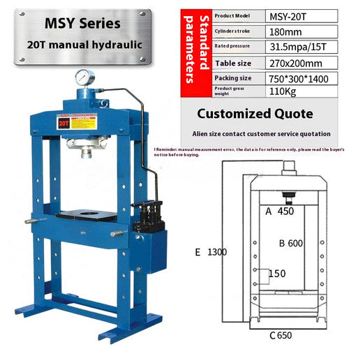 ya-26-7.28-20T-Manual-Hydraulic-Press,-ing-Press,-ame-Gantry-Forging-Pressesf