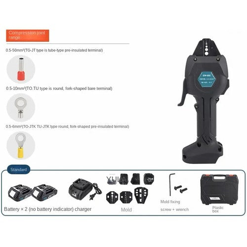 ya 26 8.1 Electric Crimping Tool, Termi l Pre-Insulated Tubular Bare Termi l Crimpingh