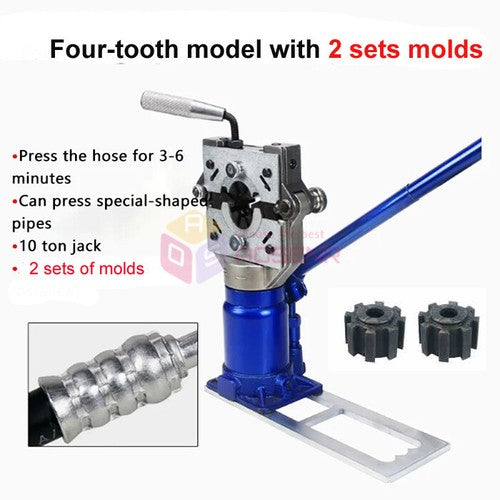 ya 26 8.1 Clamshell Vehicle Air Conditioner Hose Crimper Manual Pipe Pressing Machinef