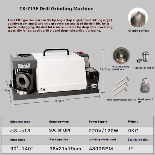 ya 26 7.28.3 Drill Grinding Machine Industrial Drill Grinding Machine Twist Bit Renovationc