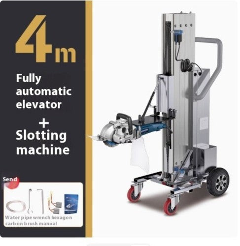 ya 26 8.1 Fully Automatic Slotting Machine Lifting ame One Time Dustless Cutting Machined