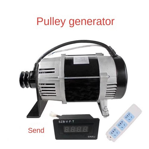 ya-26-7.28-Pulley-Generator-AC-220v/6kW/7kW-Electric-Ball-Electric-Roller-All-Copperb