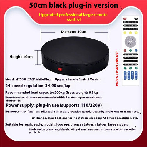 ya-26-7.28-Automatic-Turntable-Display-Table-Remote-Control-Speed-Plug-in-Chargingd
