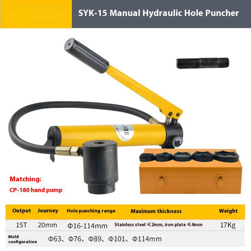 ya 26 8.1 SYK-8A Stainless Steel Hydraulic Hole Opener Drilling Machine with Moldsh