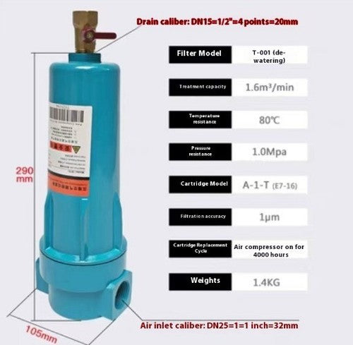 ya-26-7.28-Air-Pision-Filter-1-Cubic-Oil-Water-Separator-Water-and-Oil-Removal-Filterd