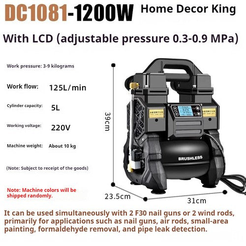 ya 26 8.1 Small Air Pump Variable equency Inverter Compressor Portable Oil-ee Mutet