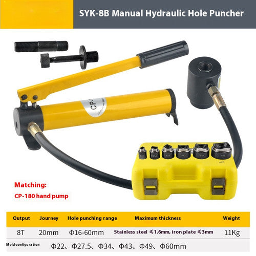 ya 26 8.1 SYK-8A Stainless Steel Hydraulic Hole Opener Drilling Machine with Moldsm