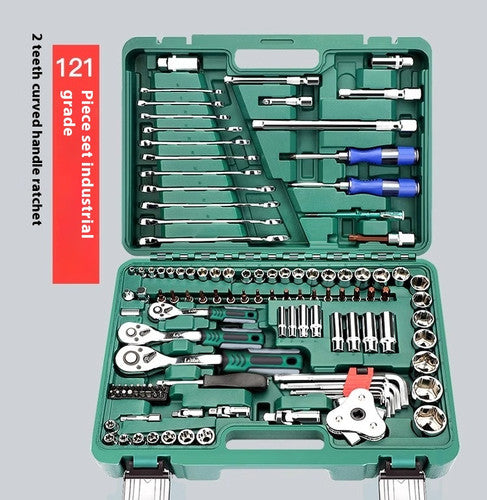 ya 26 7.28.3 Auto Repair Tool Box Sleeve Wrench, Car Repair Kit Ratchet Repair Hand Toolse