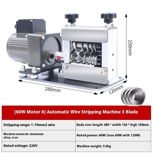 ya 26 8.1 Wire Stripping Machine 30/50/70m©O Waste Copper Cable Peeler Automaticl