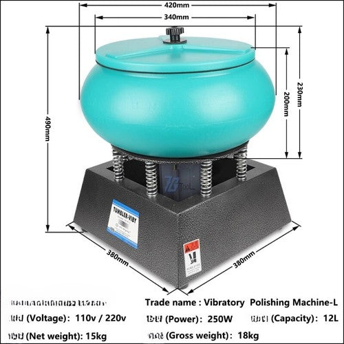 ya 26 7.28.3 Small and Medium-sized Vibration Polishing Machine Vibration Drum Vibrationg