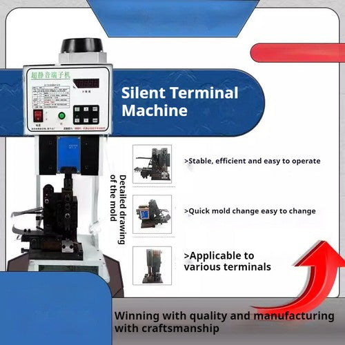 ya 26 8.1 Automatic Super Mute Termi l Machine Mute Riveting Press Wire Stripping Machineh