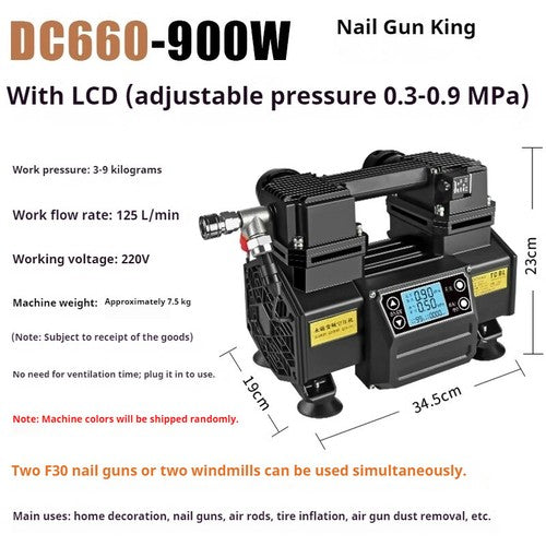 ya 26 8.1 Small Air Pump Variable equency Inverter Compressor Portable Oil-ee Muteu