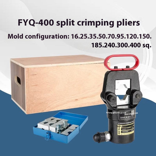 ya 26 8.1 Manual Hydraulic Crimper Crimping Pliers 20 Ton Hose Lug Termi l+ Pump+ 12 Diesd